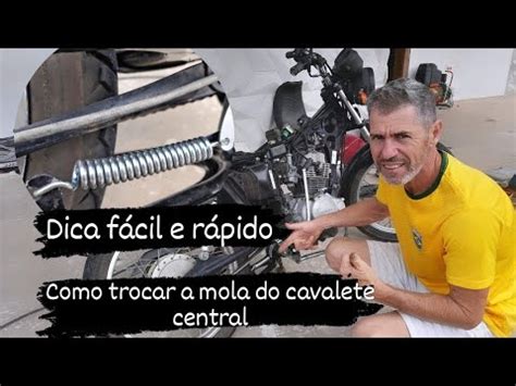 Como Trocar A Mola Do Cavalete Central Da Sua Moto F Cil E R Pido Youtube