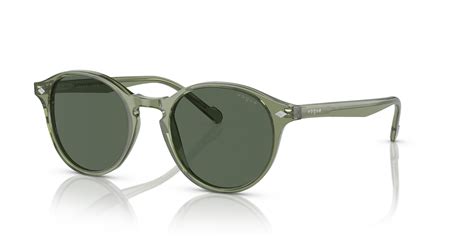 Vogue Eyewear Vo5327s 48 Dark Green And Transparent Grey Sunglasses