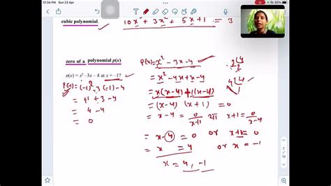 Polynomial Class 10 Part 1 Youtube