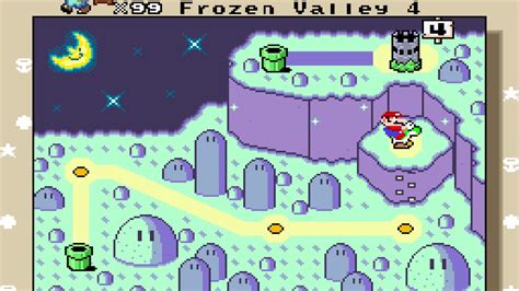 Super Mario World Return To Dinosaur Land World Frozen Valley