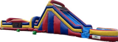 65 Foot Jumbo Slide Obstacle Course - JRE Bounce Co Palmyra PA