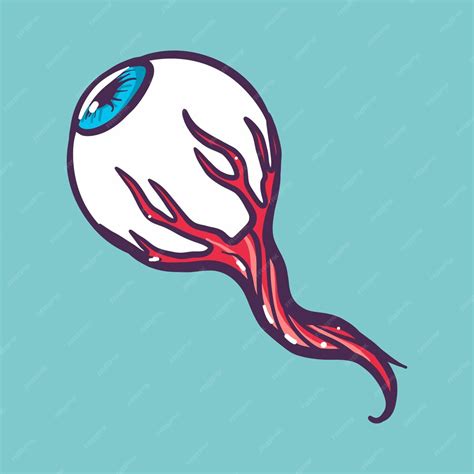 Premium Vector Muscle Eyeball Icon Hand Drawn Illustration Of Muscle