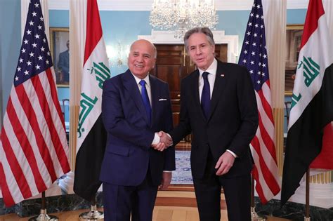 The Foreign Ministers Of Iraq And America Discuss Arrangements For The