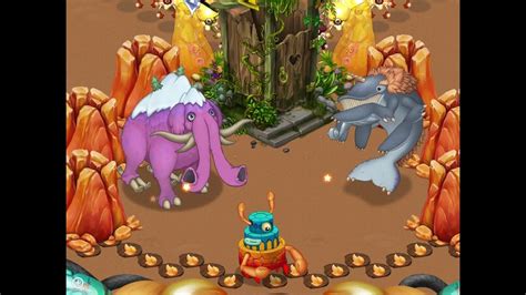 My Singing Monsters Amber Island Ziggurab Bowhead Tuskski Trio Youtube