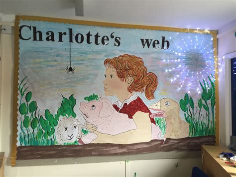 Pin By Alison K On Charlottes Web Book Corner Display Charlottes Web