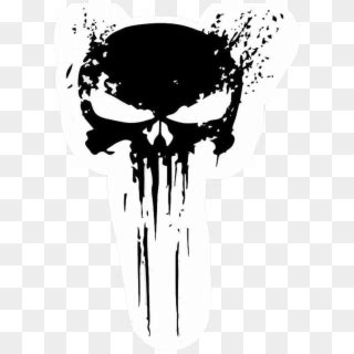 Punisher Sticker Punisher Skull Logo Png Transparent Png X