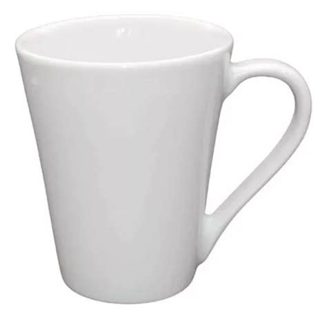 Jogo 20 Caneca Porcelana 300ml Tulipa Básica Padaria Servir