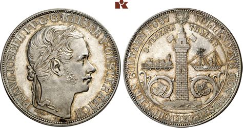 Franz Josef I 1848 1916 Doppelter Vereinstaler 1857 A Wien Dav 20