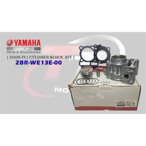 Yamaha Egos Fi Egos Fi Ego S Fuel Injection Cylinder Block Complete Piston Ring Blok 1vb We13e