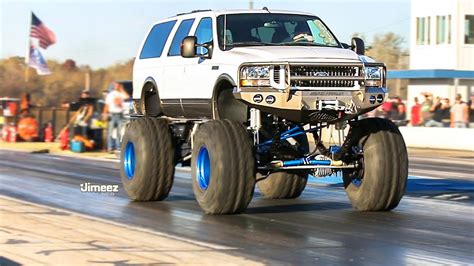 Excessive Excursion Drag Racing 49 Super Swampers Byron Diesel Drag