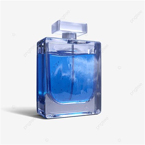 Gambar Parfum Botol Persegi Biru Parfum Botol Parfum Biru Png