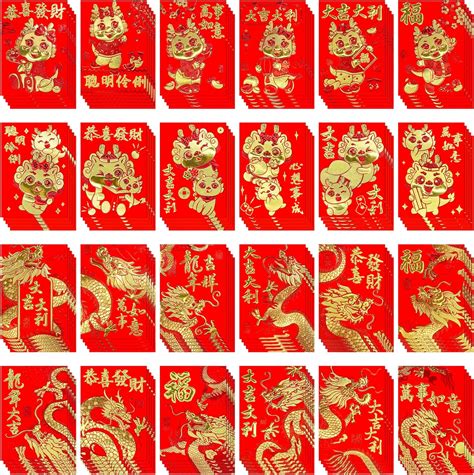 Winlyn Supla Pcs Designs Chinese New Year Red Envelopes Bulk