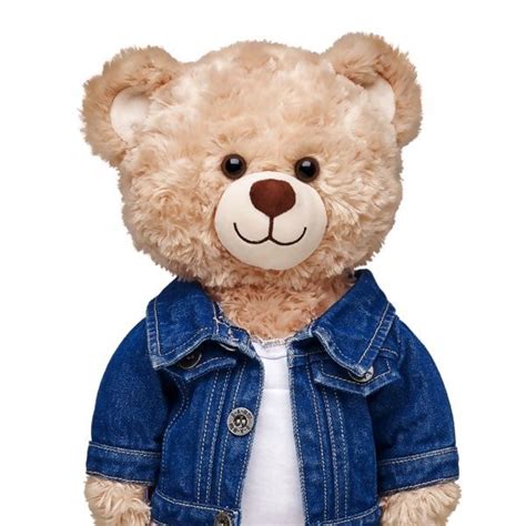 Denim Jacket Teddy Bear Clothes Custom Teddy Bear Teddy