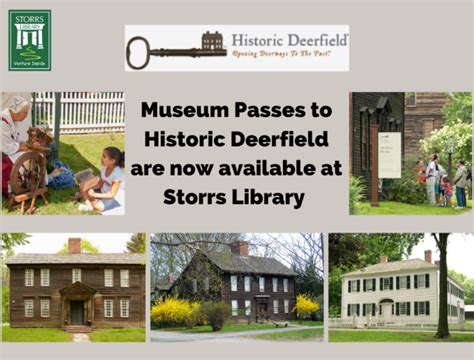 Historic Deerfield Museum Pass | Storrs Library