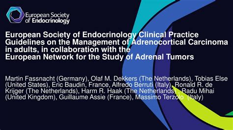 European Society Of Endocrinology Clinical Practice Guidelines On The