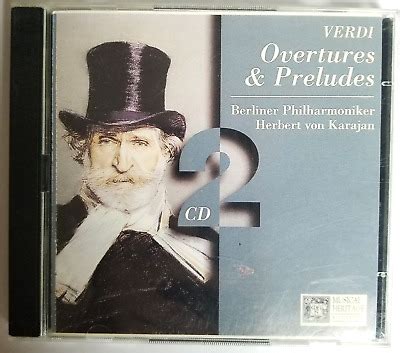 Verdi Overtures Preludes Cd Set Berliner Philharmoniker Herbert Von