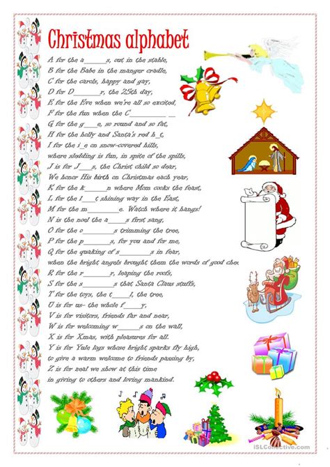 Free Printable Christmas Alphabet Worksheets | Printable Worksheets