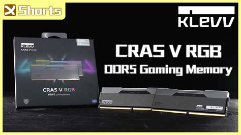 KLEVV CRAS V RGB DDR5 Gaming Memory 超高速記憶體 不超頻對不起自己 shorts