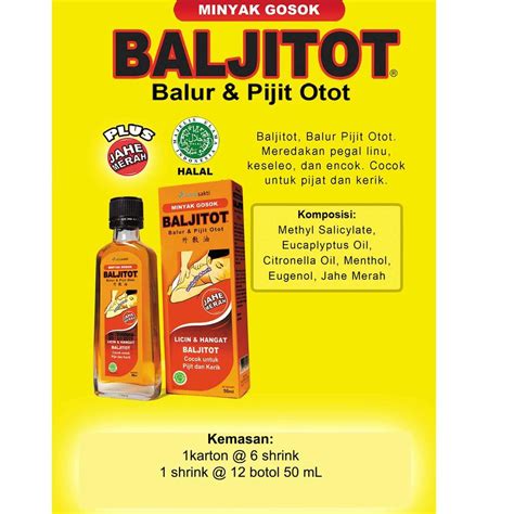 Jual Pilih Ini BALJITOT 50 Ml Shopee Indonesia