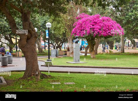 miraflores district  lima peru stock photo alamy