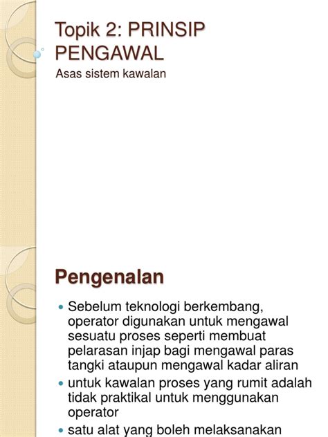 PDF Topik 2 Prinsip Kawalan DOKUMEN TIPS