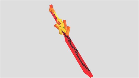 Red Dragon Sword 3d Model By Chamshine 1071253832 C04b9ad