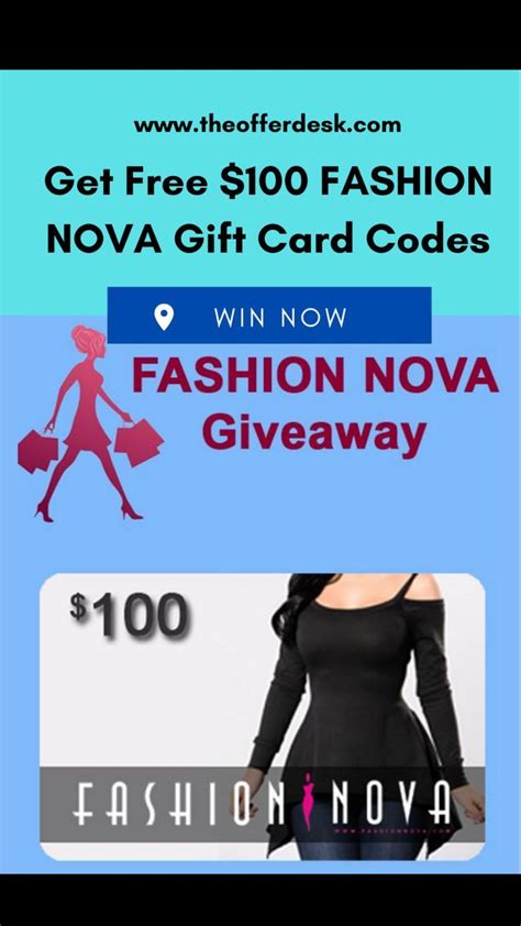 Get A 100 Fashion Nova T Card