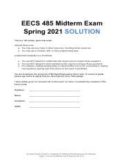 Eecs Sp Midterm Solutions Pdf Eecs Midterm Exam Spring