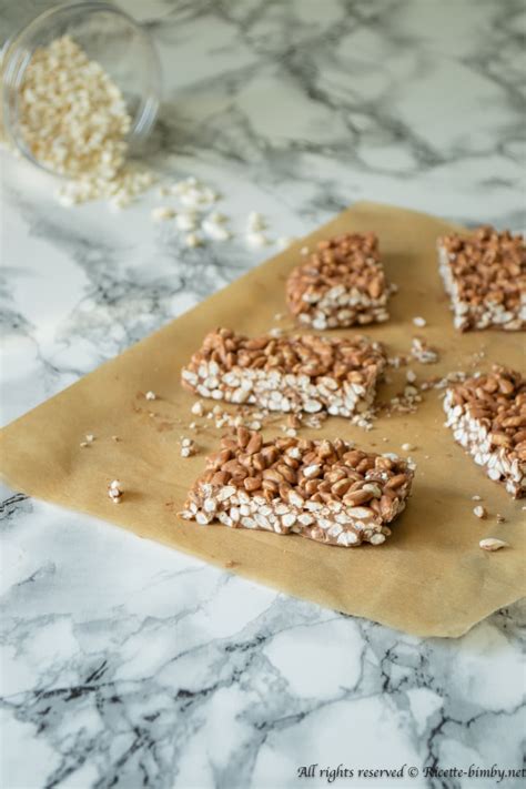 Barrette Di Cioccolato E Riso Soffiato Bimby Ricette Bimby