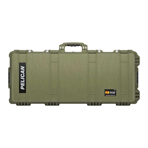 Pelican 1700 Od Green Wheeled Case 36x13x5 Foam Filled 65170od