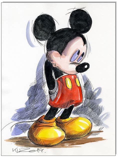 Mickey Mouse Iii Malerei Und Grafik Von Stefan Klausewitzberlin