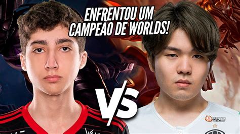 JEAN MAGO vs ROOKIE DUELO contra CAMPEÃO MUNDIAL no MID BOOTCAMP KR