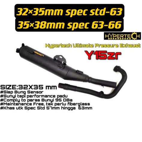 Back Pressure Hypertech Exhaust Y16 Y15 Y15zr LC135 V1 V8 LCV8 LCFi