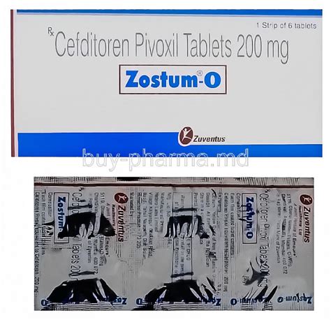 Buy Zostum O Cefditoren Pivoxil Tablet Online