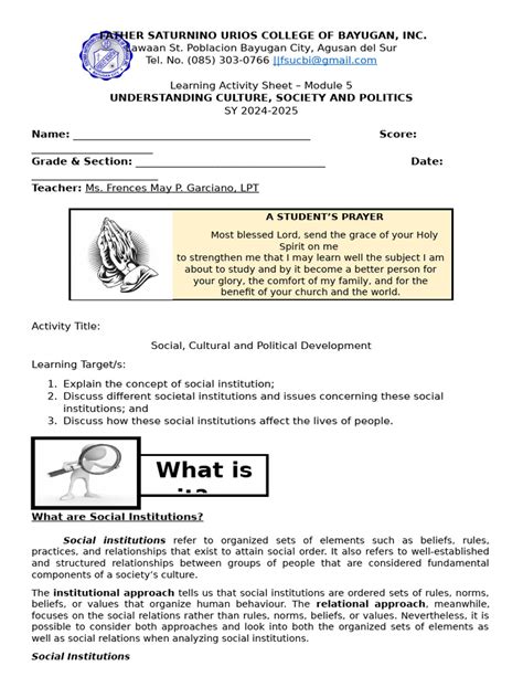 Ucsp Module 5 Pdf