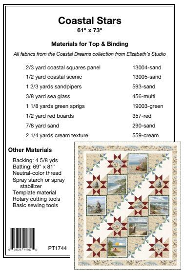 Coastal Stars Pdf Download Quilt Pattern By Pine Tree Country Quilts Treasures Three