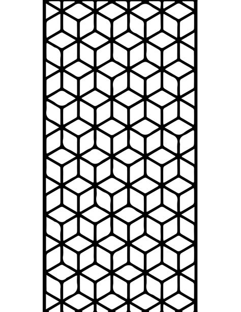 Celosía cubos 1 22m x 2 44m