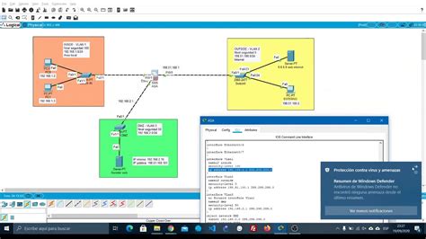 Firewall Asa Acls Nat Inside Y Outside Para Dmz Cisco Packet