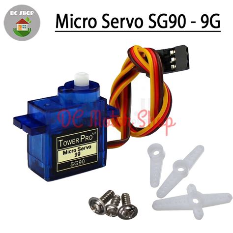 Jual Micro Servo Motor SG90 9G Tower Pro Sg90 Towerpro Sg 90 SG90 9G