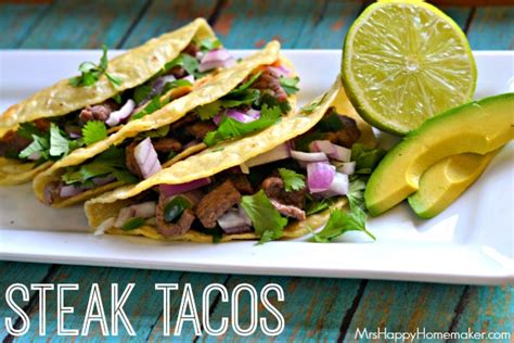 Easy Authentic Steak Tacos Mrs Happy Homemaker