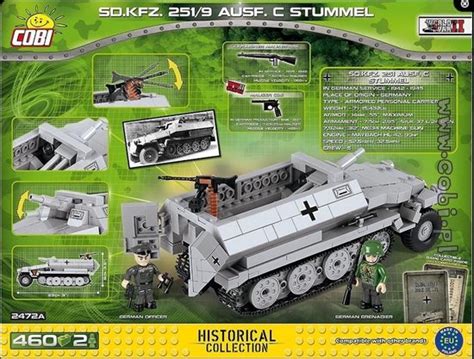 Small Army WW2 SD KFZ 251 10 Ausf C 2472 Cobi Bol