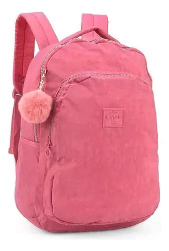 Mochila Escolar Up4you Mochila Escolar Infantil Ou Juvenil Crinkle