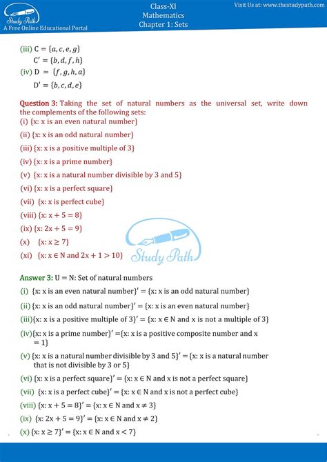 Ncert Solutions For Class 11 Maths Chapter 1 Sets Exercise 15 Study Path