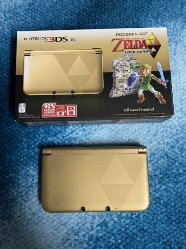 Cib Nintendo 3ds Xl Console Legend Of Zelda A Link Between Worlds Edition Values Mavin