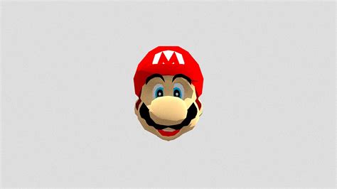 Mario Head 3d Model By Iplay July272018 21be8f9 Sketchfab