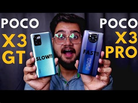 POCO X3 GT Vs POCO X3 Pro Speed Test SD 860 Vs DIMENSITY 1100 OMGGG