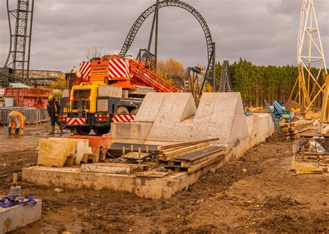 Hyperia Construction Updates Thorpe Parks New Rollercoaster For