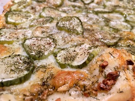 Dill Pickle Pizza Seriously Pickle Recipes Homemade Easy