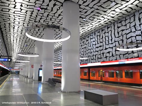Helsinki Metro > Urheilupuisto Idrottsparken station