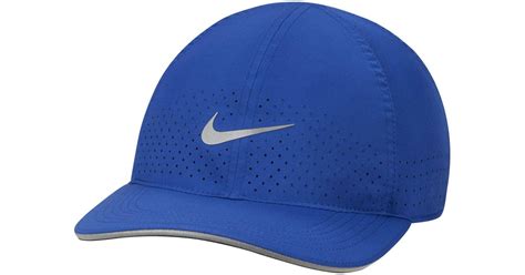 Nike Synthetic Dri-fit Aerobill Featherlight Perforated Running Cap in ...